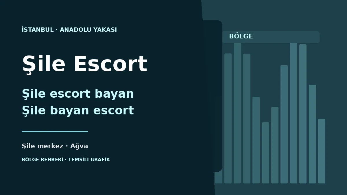 Şile escort rehberi: Ağva, Kumbaba, Çavuş ve Balibey için temsili grafik